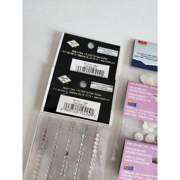 New LOT Gem Stickers Pink Red Blue +  Scrapbook Embellishments Card Retired #25 - Picture 7 of 8